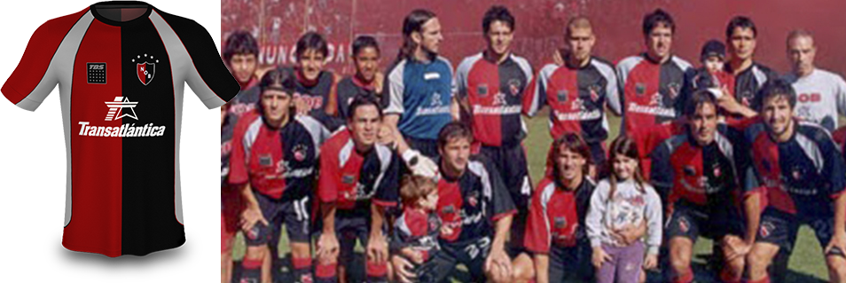 Usada en el Torneo apertura 2002, y Clausura 2003.

En la foto: Palos, Fernandoz, Re, Grabinski y Vella. Manso, Rosales, Liendo, Domizzi, Silvani y Villar.